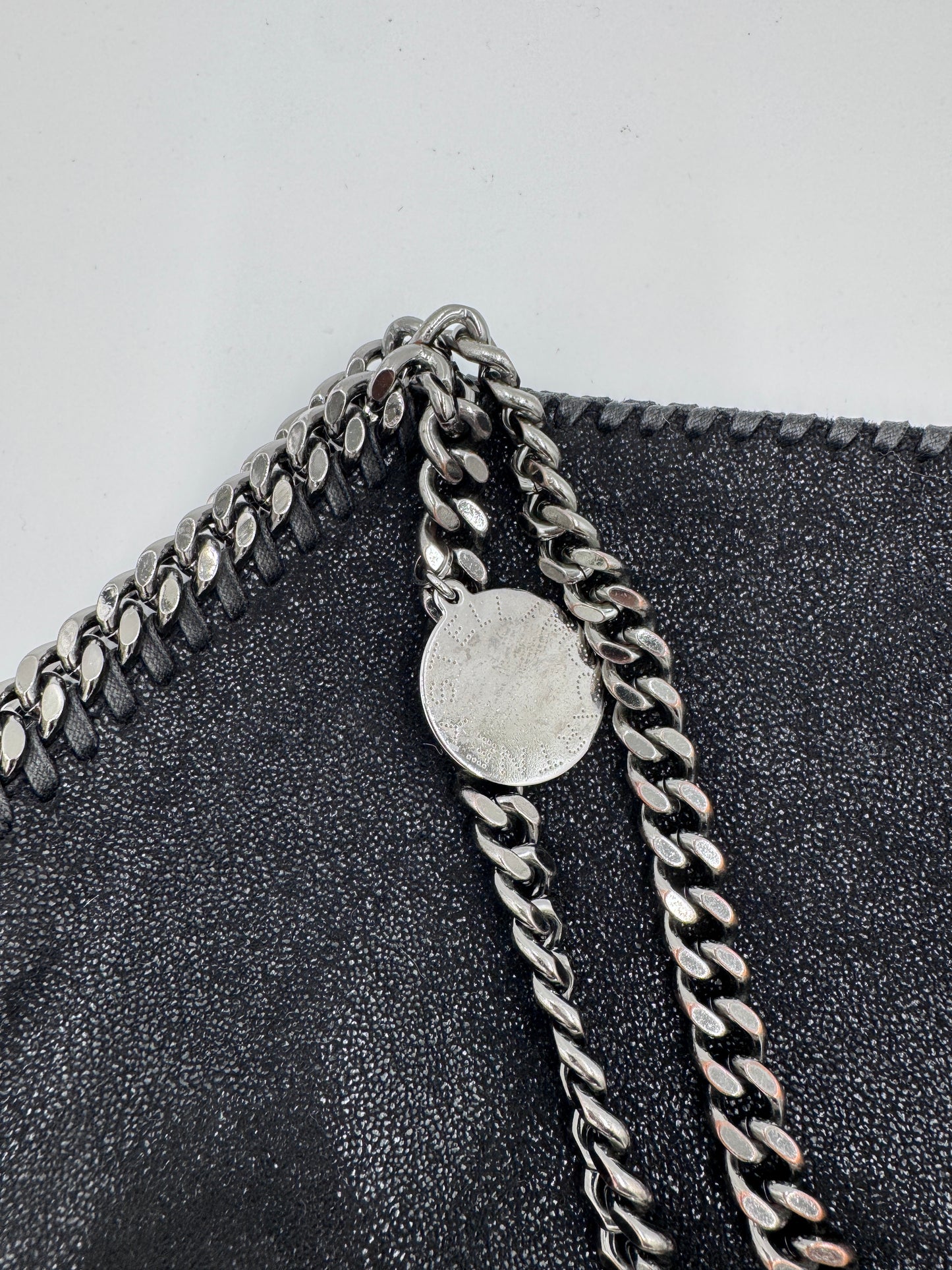 Logo der luxury secondhand Stella McCartney Falabella (2 Ketten) – schwarz, bequem und hochwertig.