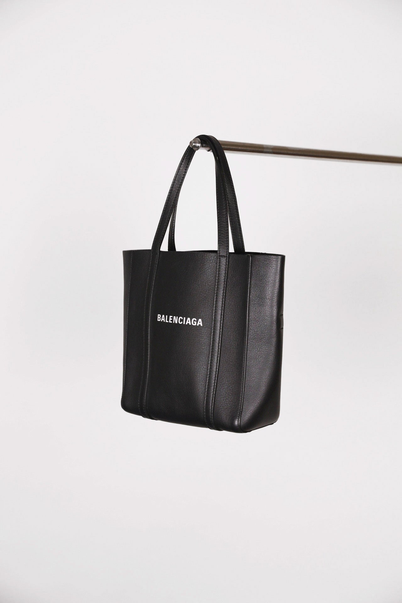 Balenciaga Shopper Mini in schwarzem Leder, Large, gutem Zustand