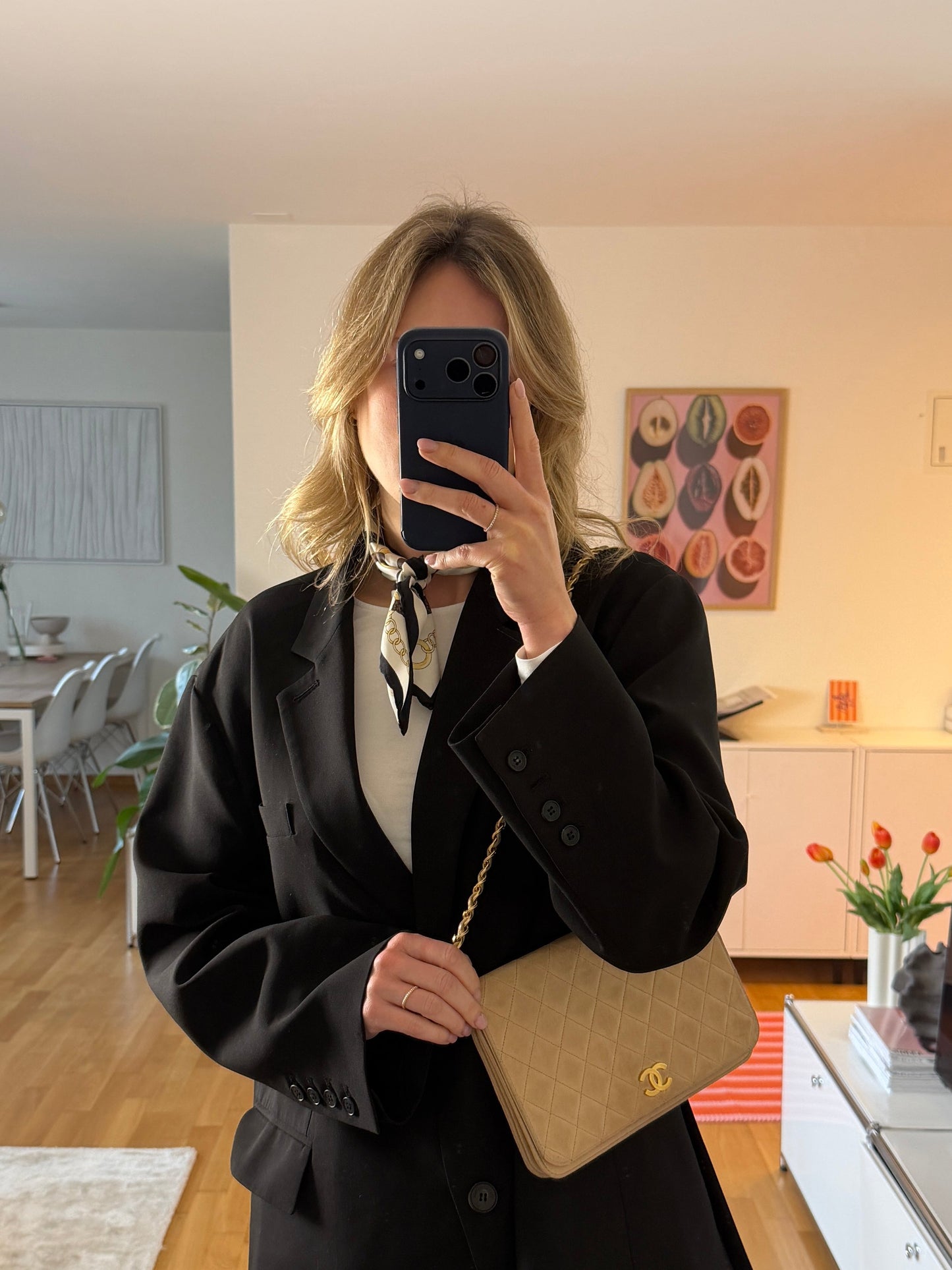 Chanel Lambskin Matelass chain Shoulder Bag