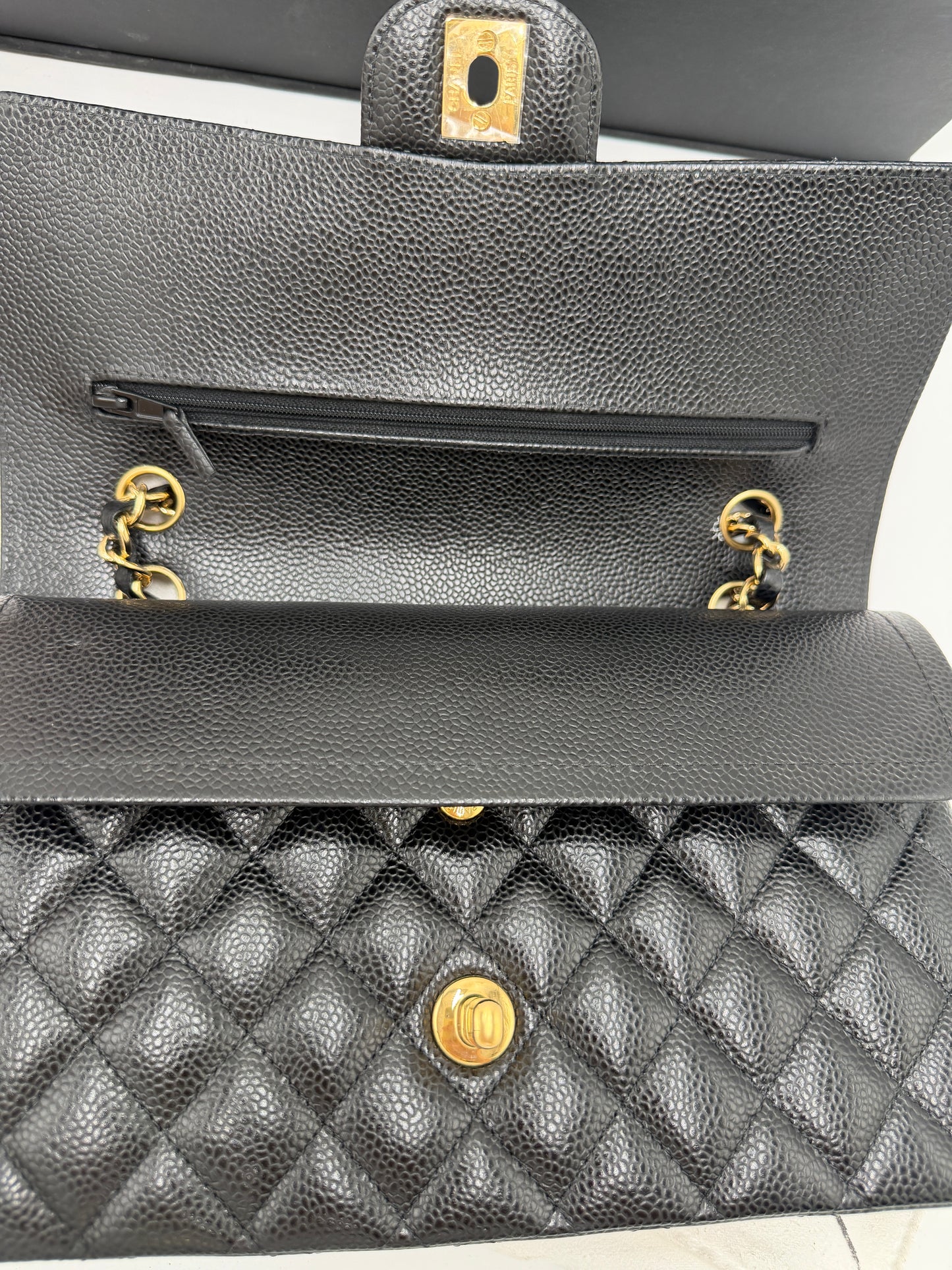 Chanel Double Flap Bag schwarz