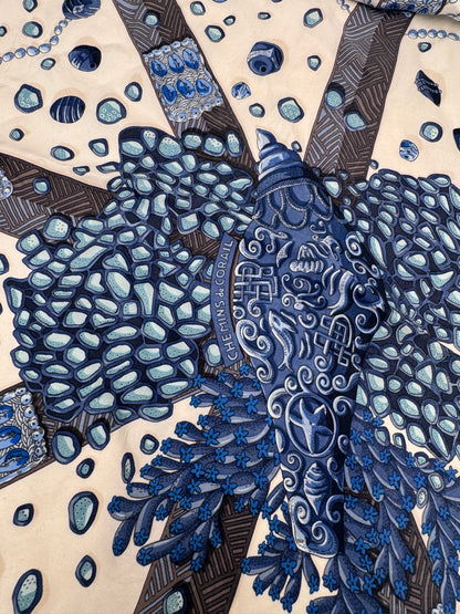 Hermès Foulard Chemins de Corals