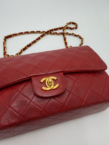 Chanel Double Flab Rot 24K