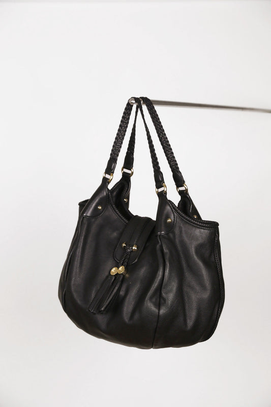 Hauptansicht der Schwarz pre-owned Gucci Shopper – elegantes Statement-Piece.