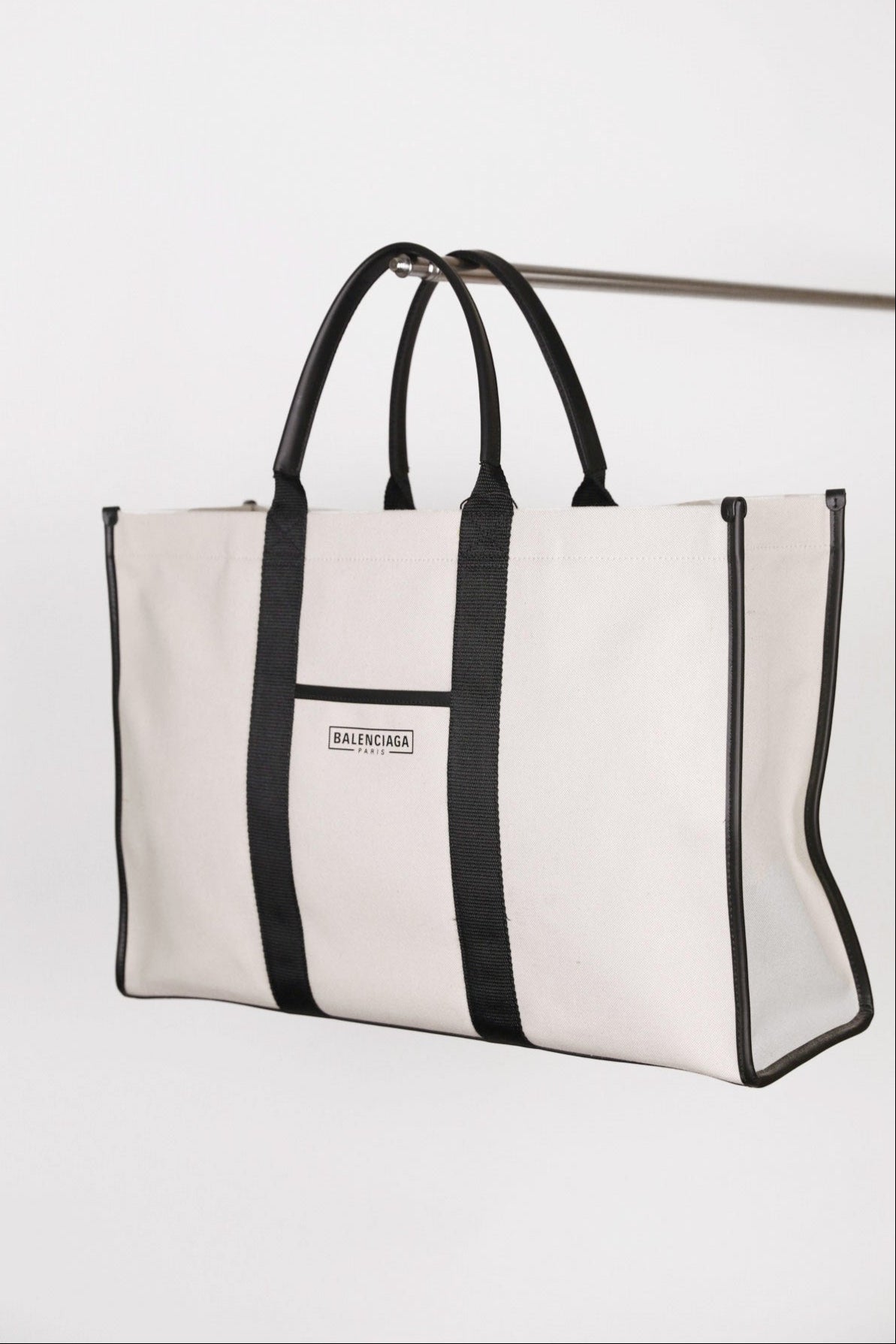 Balenciaga Shooper Stoff Shopper in beige / creme Stoff, Large, wie neu