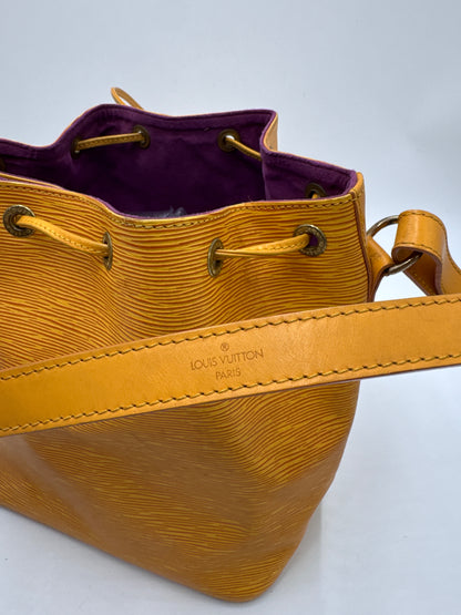 Louis Vuitton Noe Petite in gelb