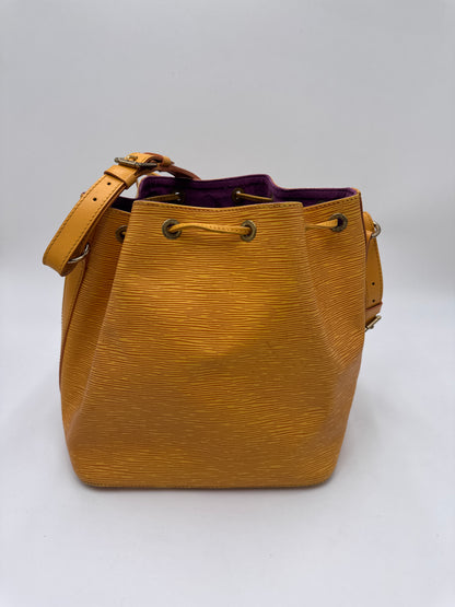 Louis Vuitton Noe Petite in gelb