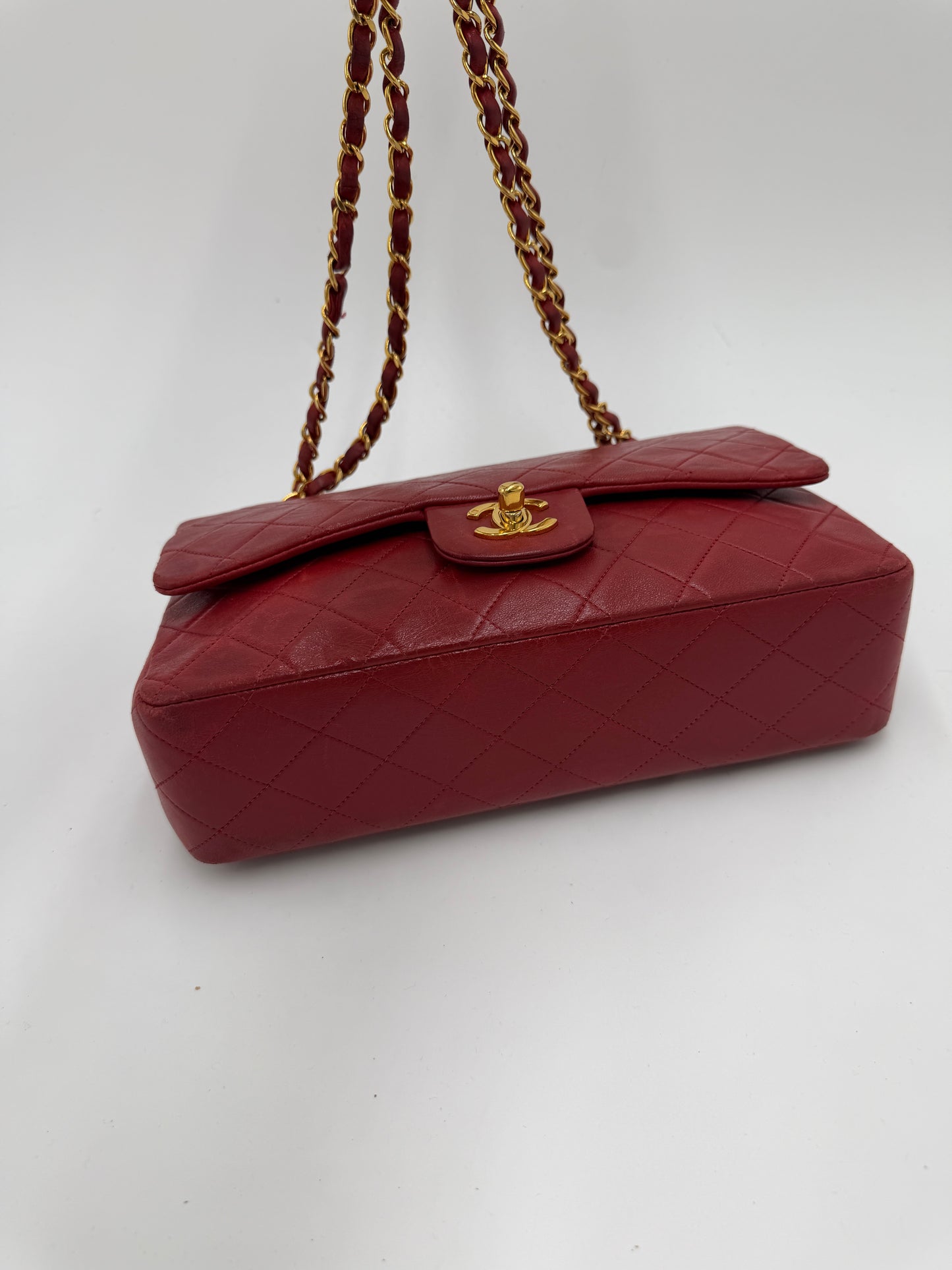 Chanel Double Flab Rot 24K