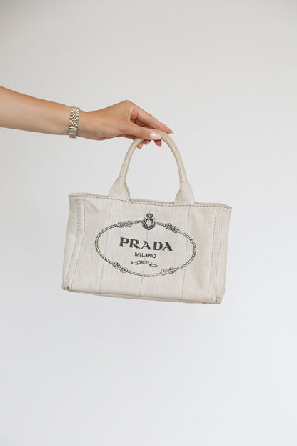 Prada Canapa (beige / creme) als Hauptfoto aus der Crossbody-Kategorie.