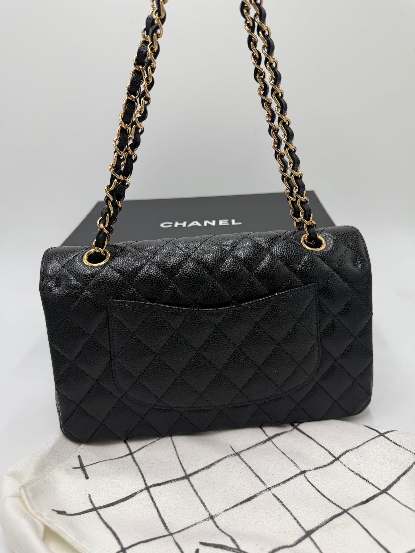 Chanel Double Flap Bag schwarz