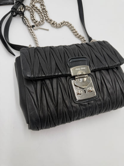 Miu Miu Matelasse Flap Bag