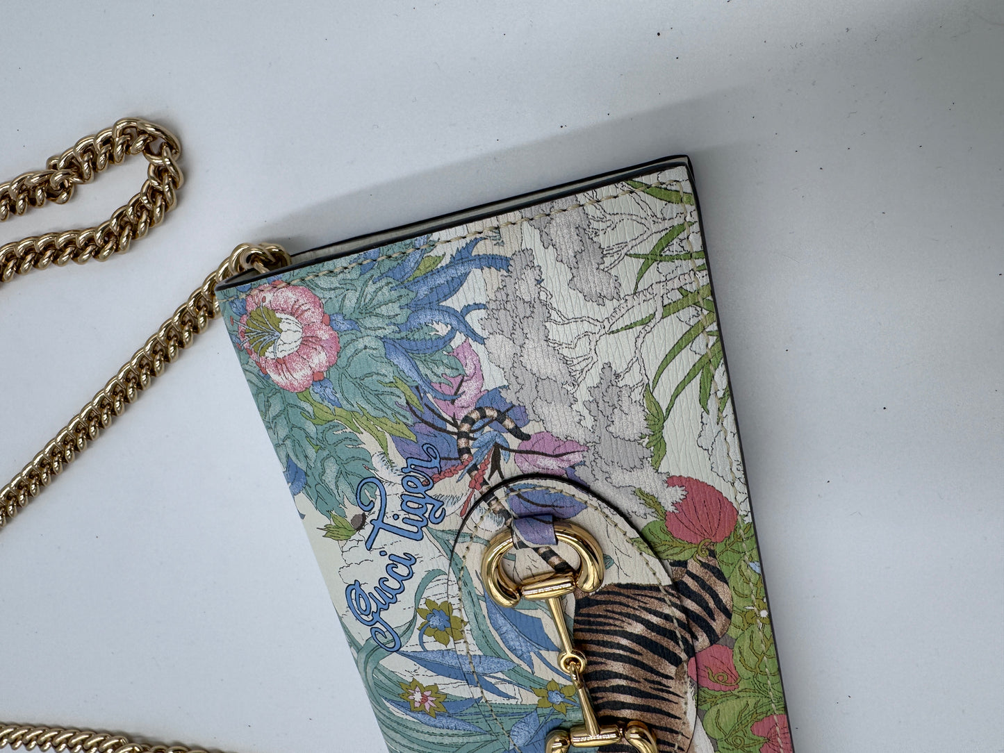 Gucci Horsebit Wallet on Chain Tiger Collection (Special Edition)