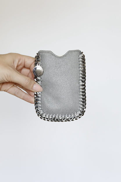Gesamtansicht der grau preloved Stella McCartney Phone / Cardholder in Größe Mini.