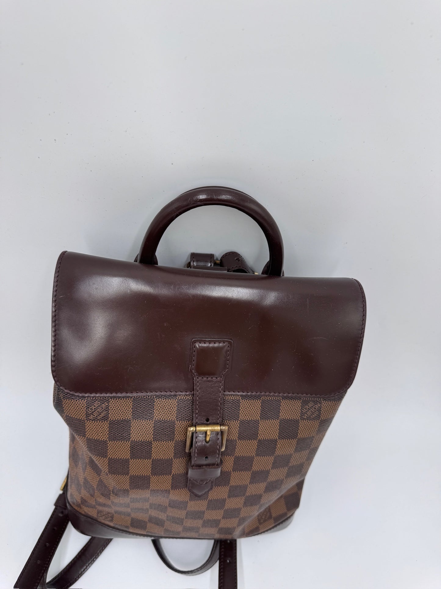 Louis Vuitton Damier Ebene Soho Backpack
