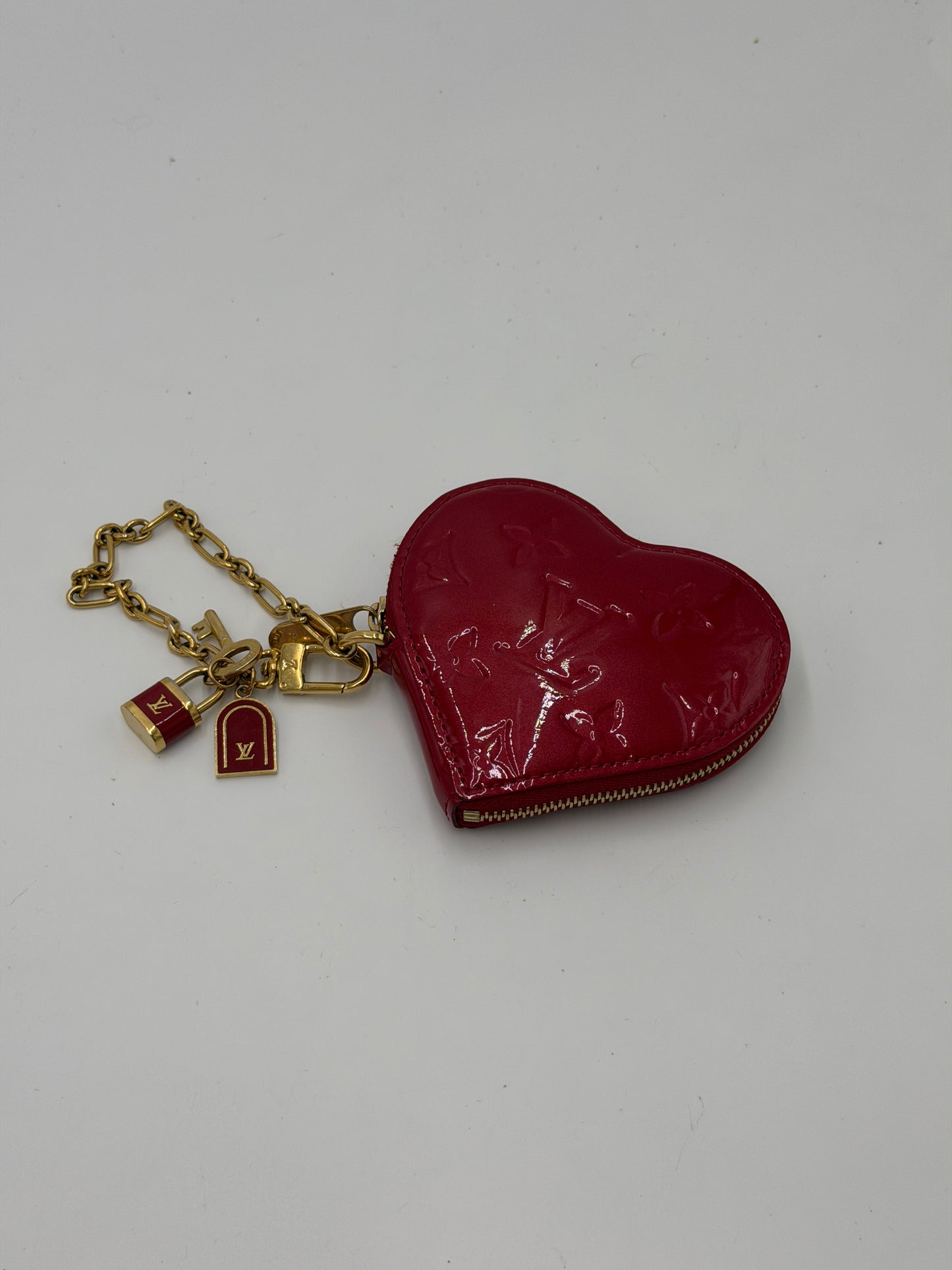 Louis Vuitton Heart Coin Purse Vernis