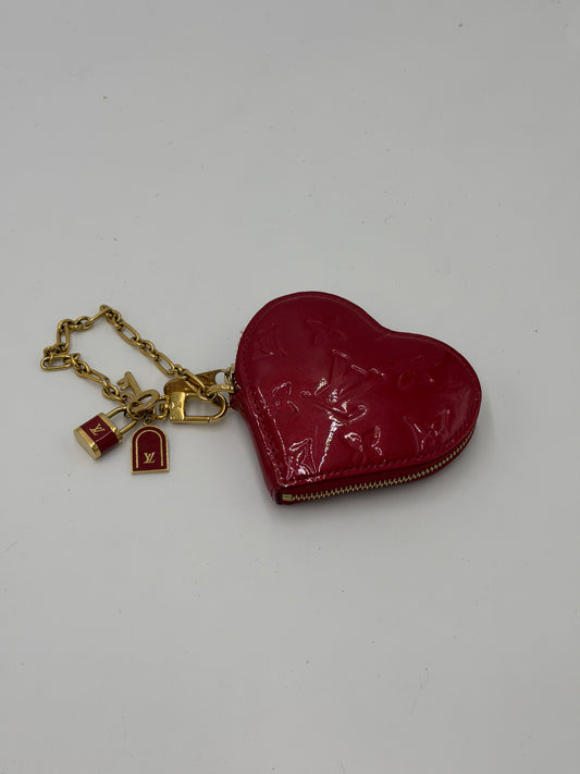 Louis Vuitton Heart Coin Purse Vernis