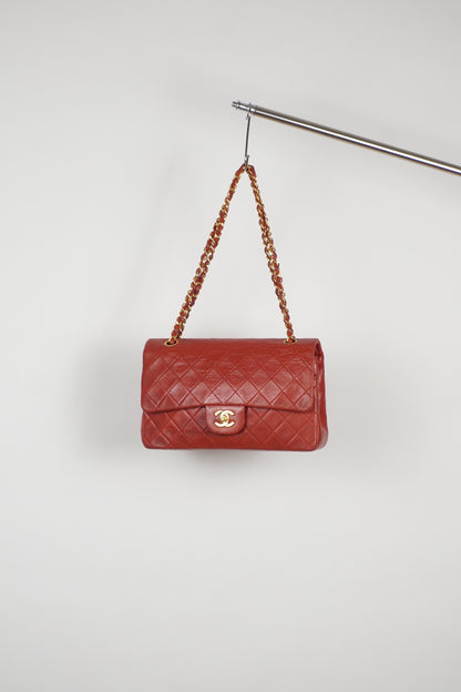 Chanel Double Flab Rot 24K