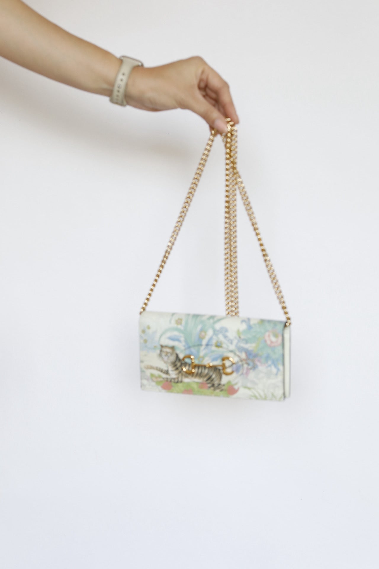 Gucci Horsebit Wallet on Chain Tiger Collection (Special Edition)