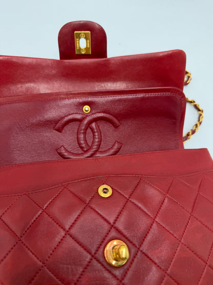 Chanel Double Flab Rot 24K
