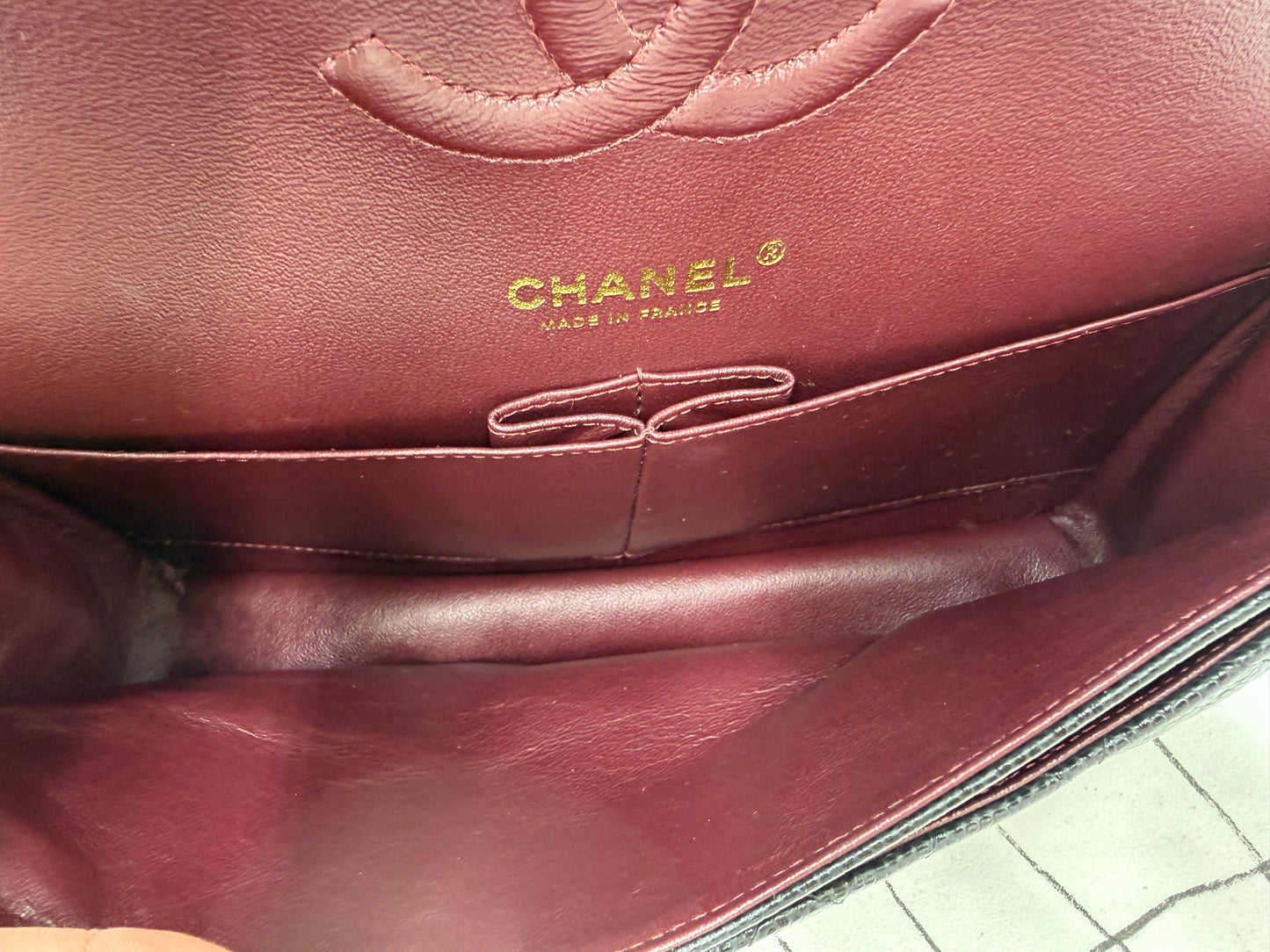 Chanel Double Flap Bag schwarz