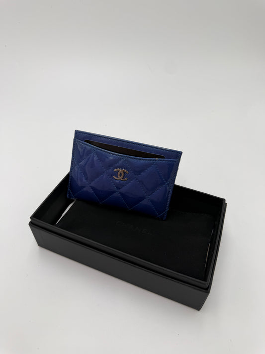 Chanel Cardholder in blau