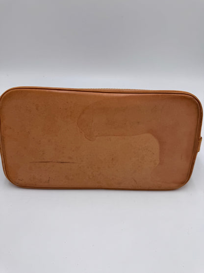 Taschenboden der luxury secondhand Saint Laurent Shopper Grey – robuste Basis in Grau.