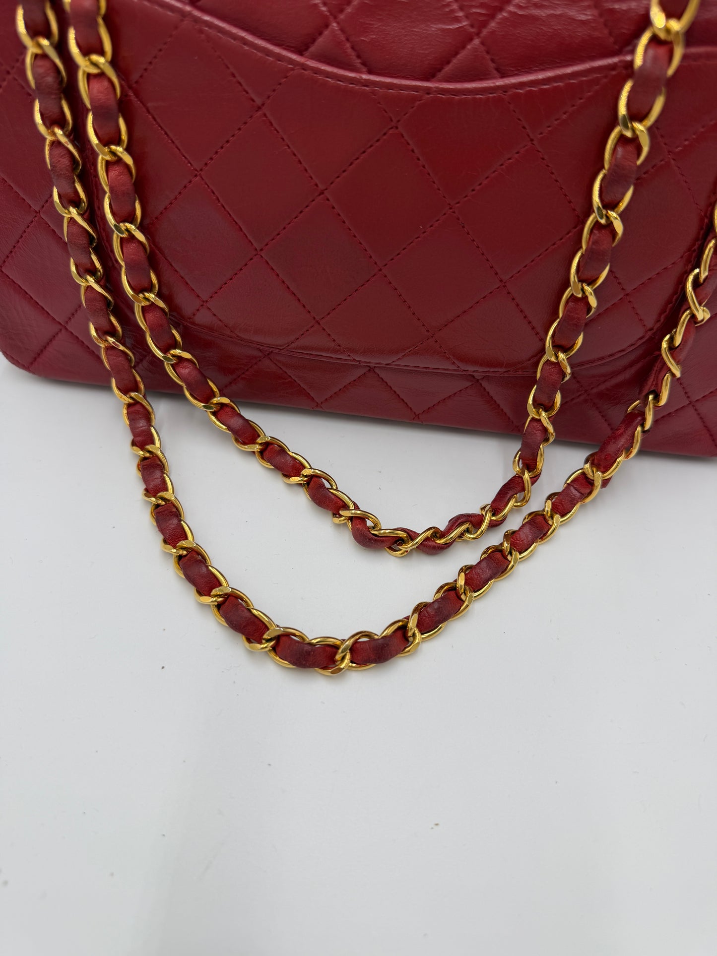 Chanel Double Flab Rot 24K