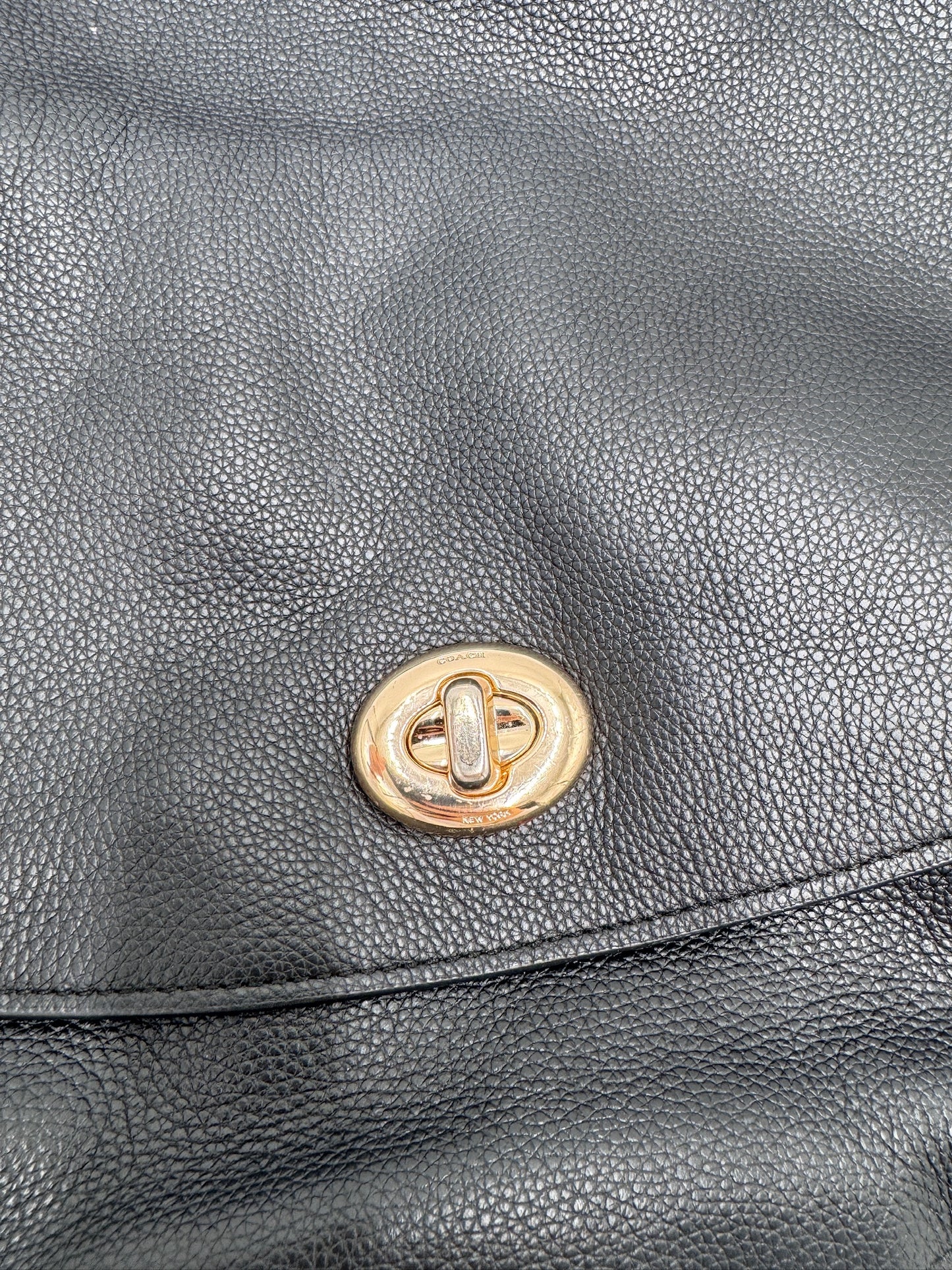 Coach Turn Lock Hobo