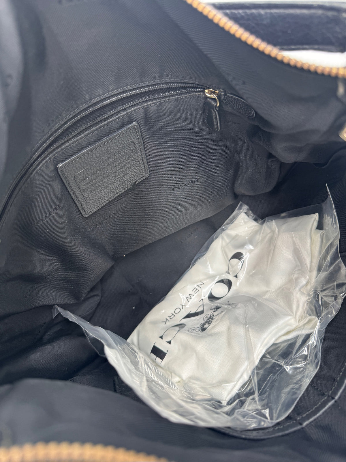 Coach Turn Lock Hobo
