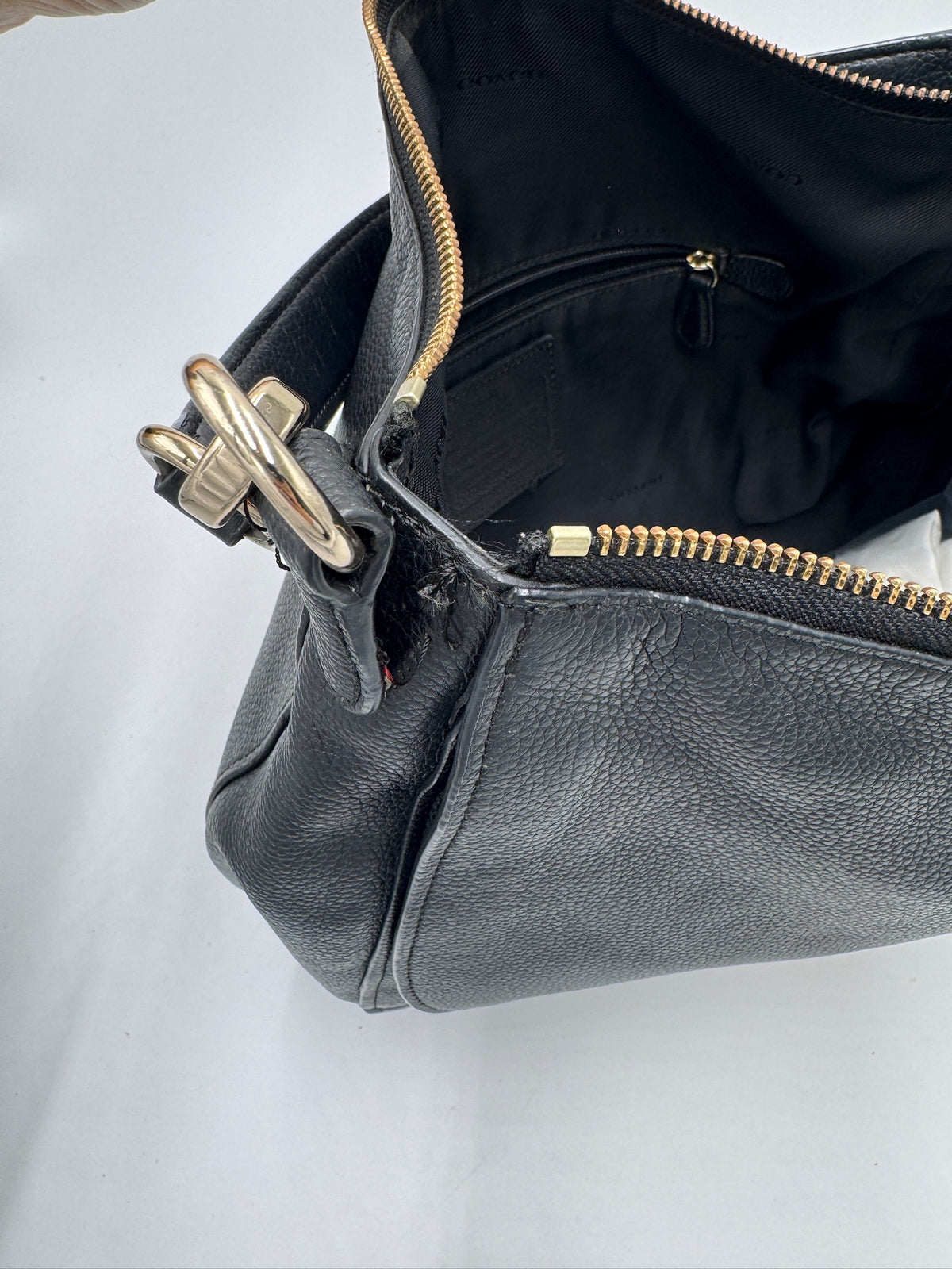 Coach Turn Lock Hobo