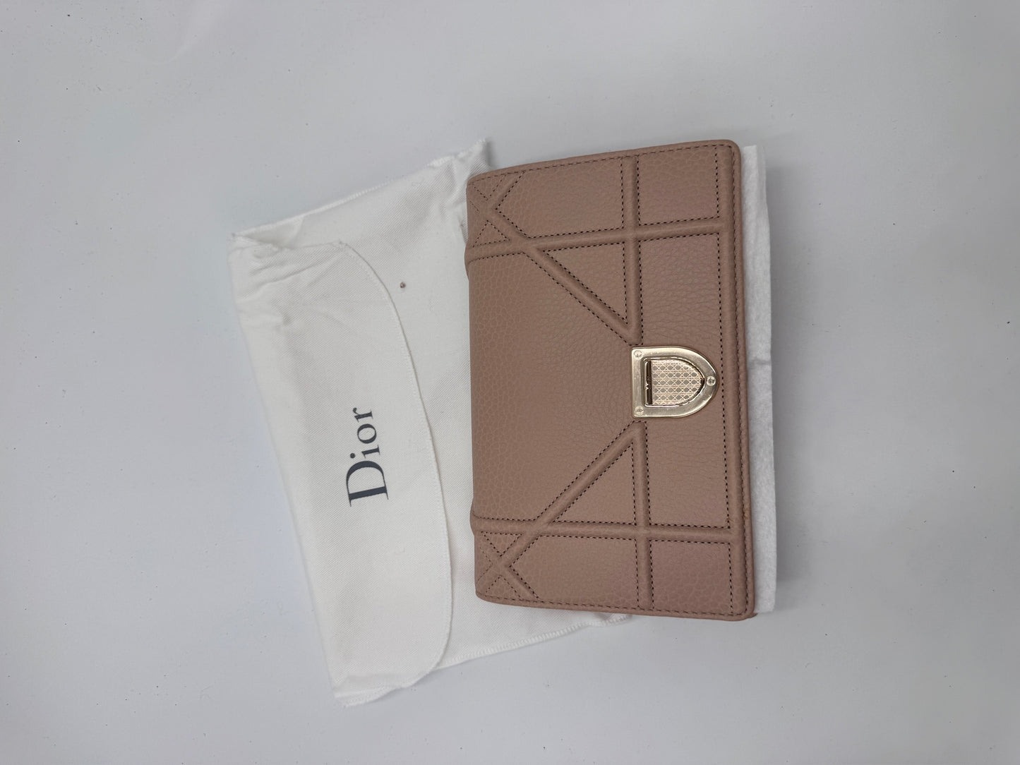 Diorama Flap Bag Cannage Calfskin