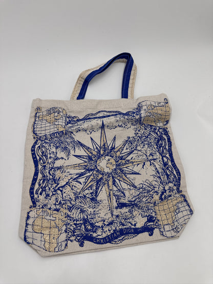Dior Oblique Canvas Tote Bag
