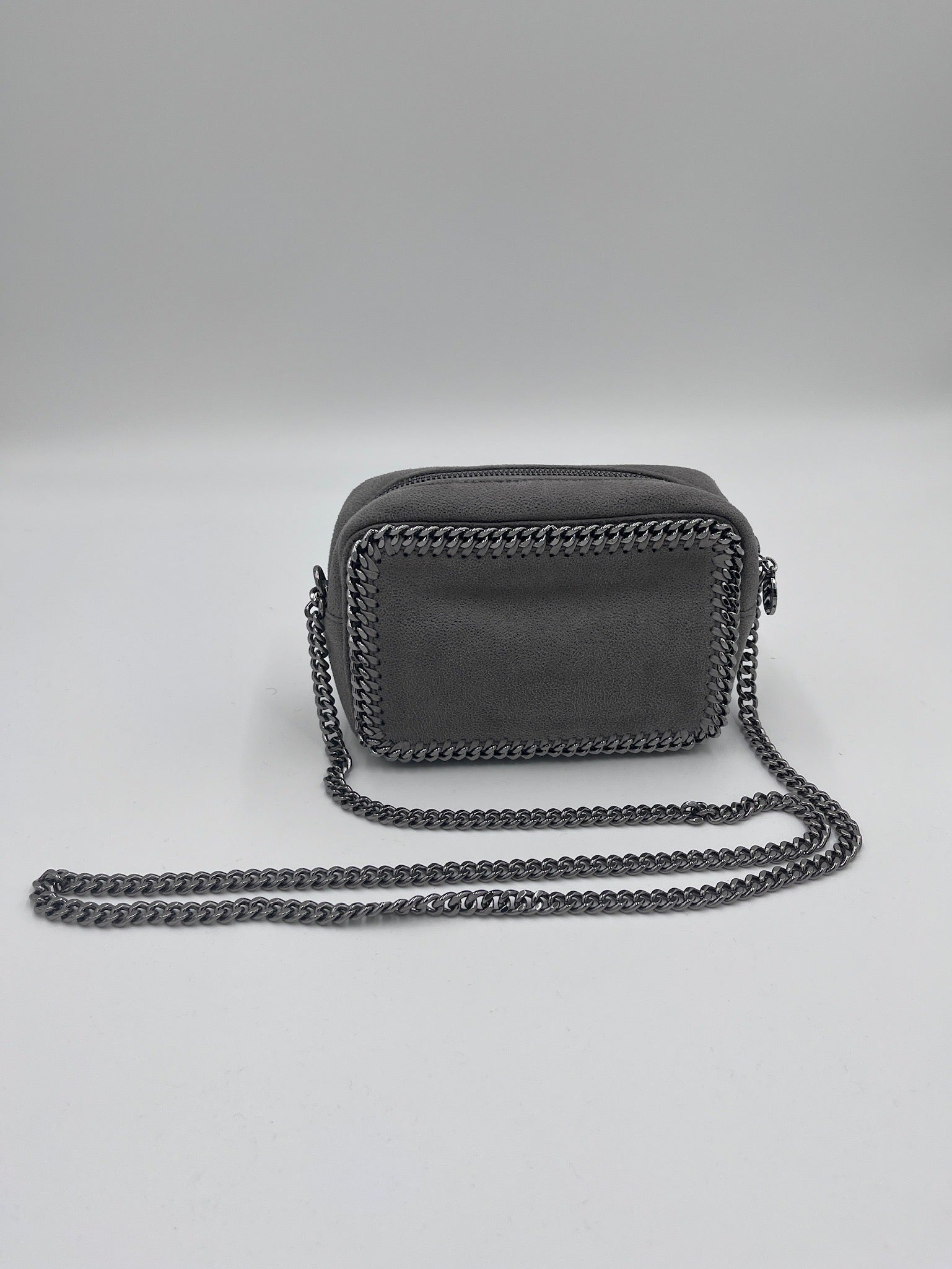 Henkel der luxury secondhand Stella McCartney crossbody falabella – grau, bequem und hochwertig.